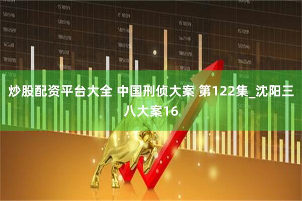 炒股配资平台大全 中国刑侦大案 第122集_沈阳三八大案16