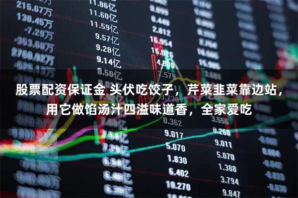 股票配资保证金 头伏吃饺子，芹菜韭菜靠边站，用它做馅汤汁四溢味道香，全家爱吃